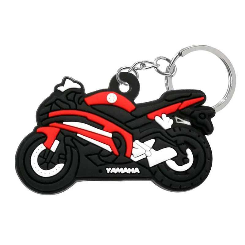 Schlüsselanhänger mit Motorrad-Motiv