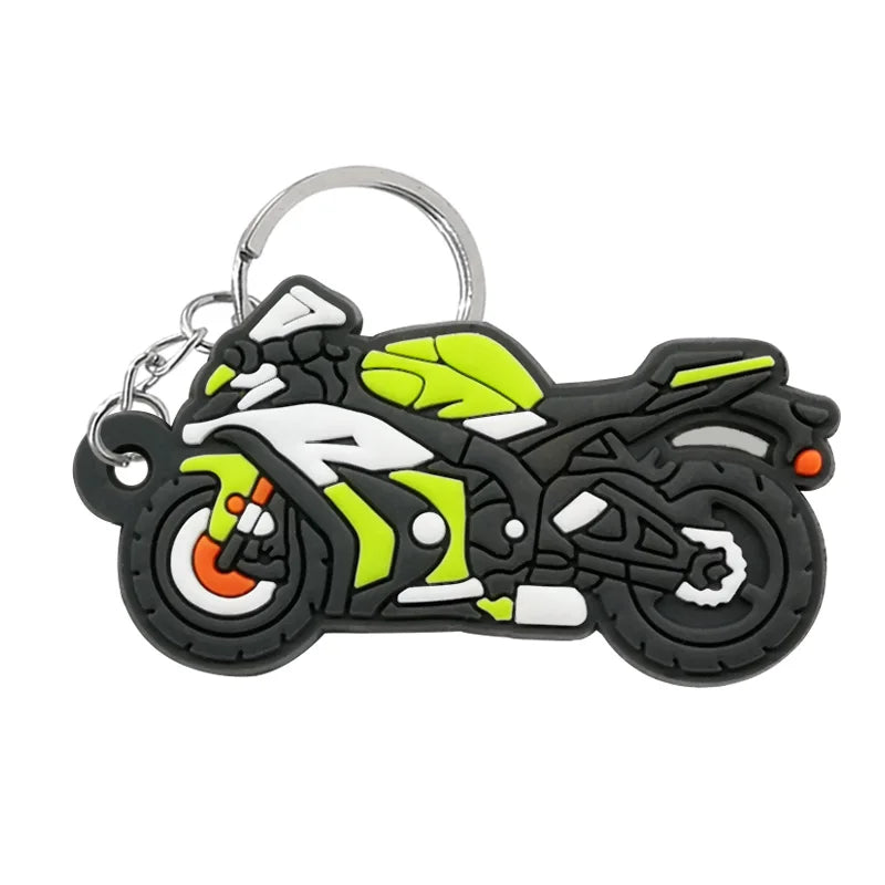 Schlüsselanhänger mit Motorrad-Motiv