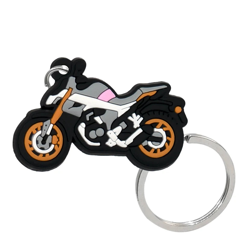 Schlüsselanhänger mit Motorrad-Motiv