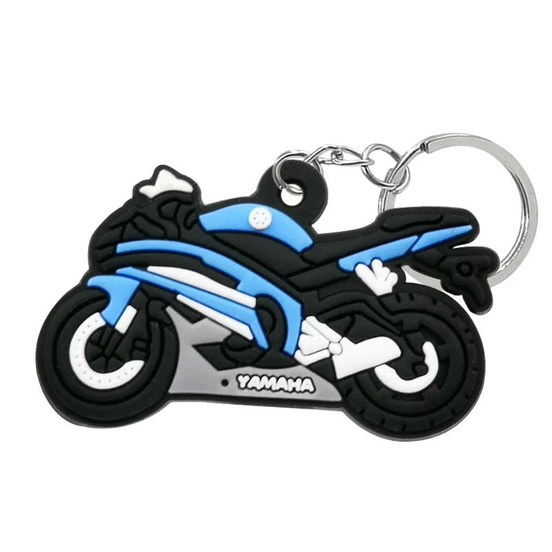 Schlüsselanhänger mit Motorrad-Motiv