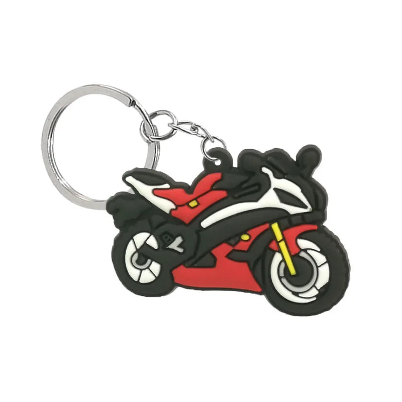 Schlüsselanhänger mit Motorrad-Motiv