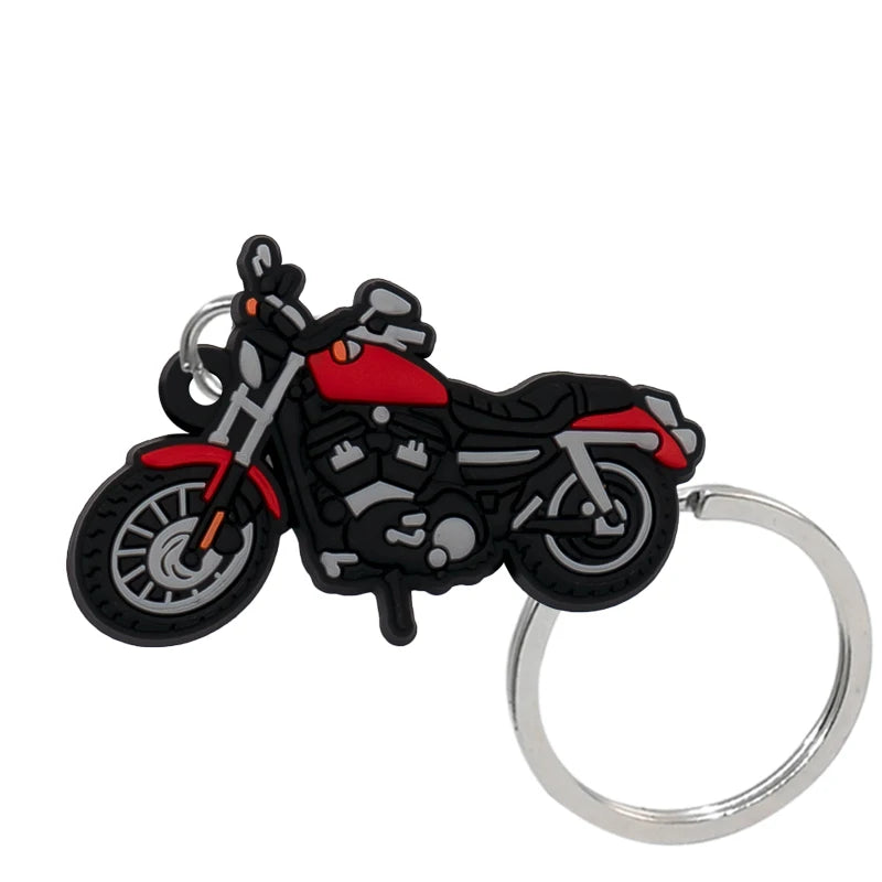 Schlüsselanhänger mit Motorrad-Motiv