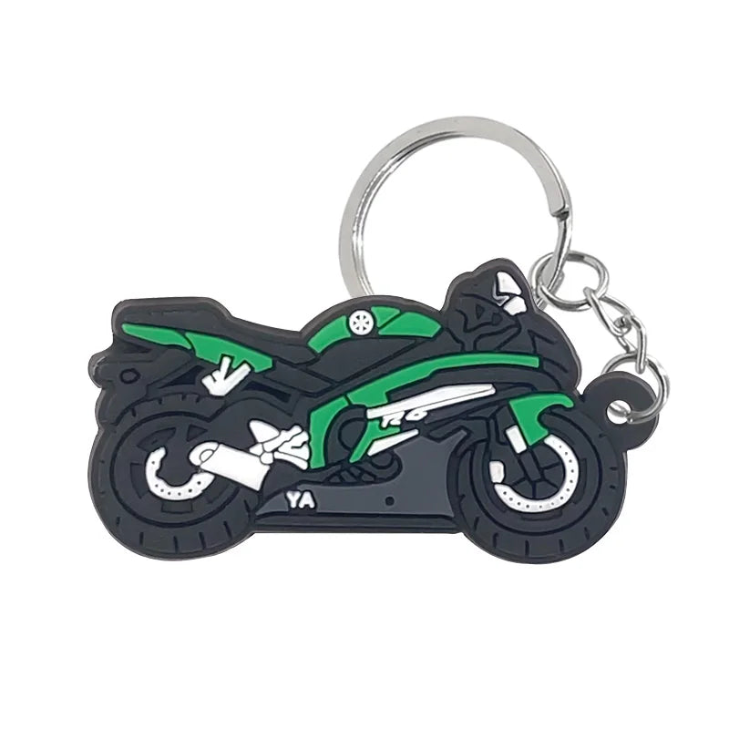 Schlüsselanhänger mit Motorrad-Motiv
