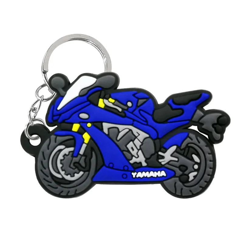 Schlüsselanhänger mit Motorrad-Motiv