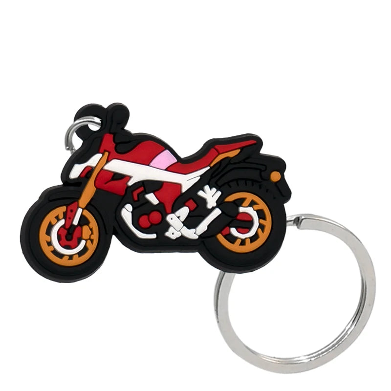 Schlüsselanhänger mit Motorrad-Motiv