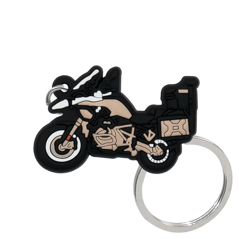 Schlüsselanhänger mit Motorrad-Motiv