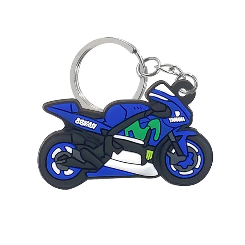 Schlüsselanhänger mit Motorrad-Motiv