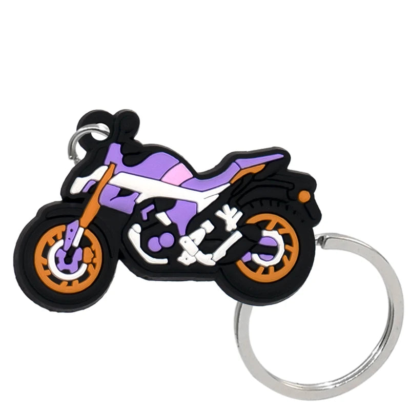 Schlüsselanhänger mit Motorrad-Motiv