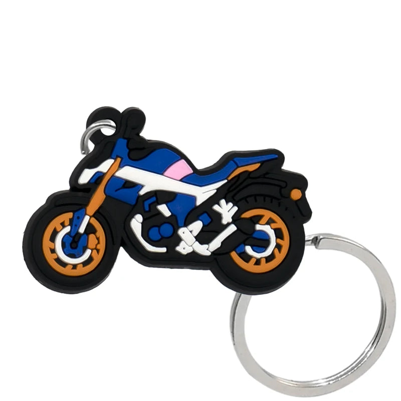 Schlüsselanhänger mit Motorrad-Motiv