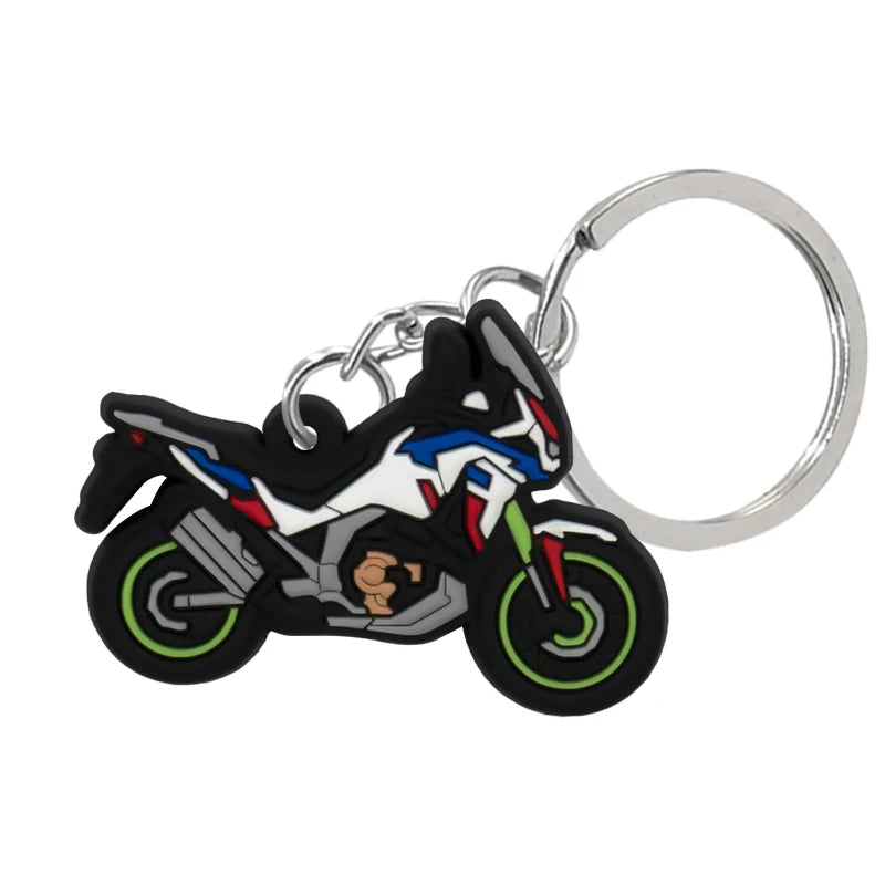 Schlüsselanhänger mit Motorrad-Motiv