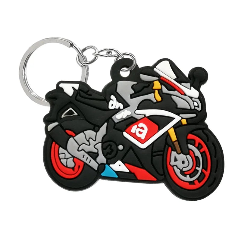 Schlüsselanhänger mit Motorrad-Motiv