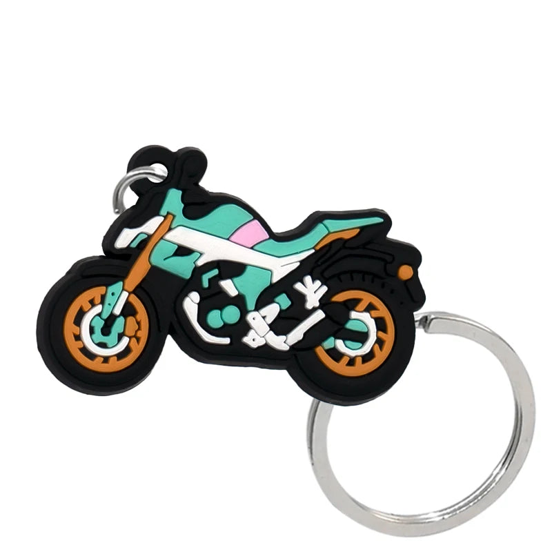 Schlüsselanhänger mit Motorrad-Motiv