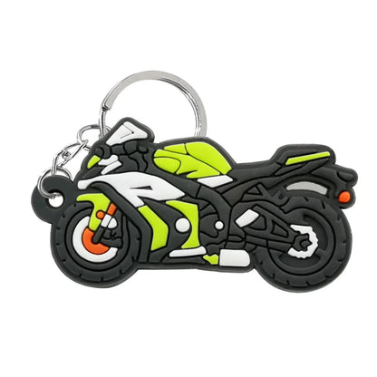 Schlüsselanhänger mit Motorrad-Motiv