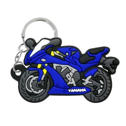 Schlüsselanhänger mit Motorrad-Motiv