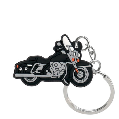 Schlüsselanhänger mit Motorrad-Motiv