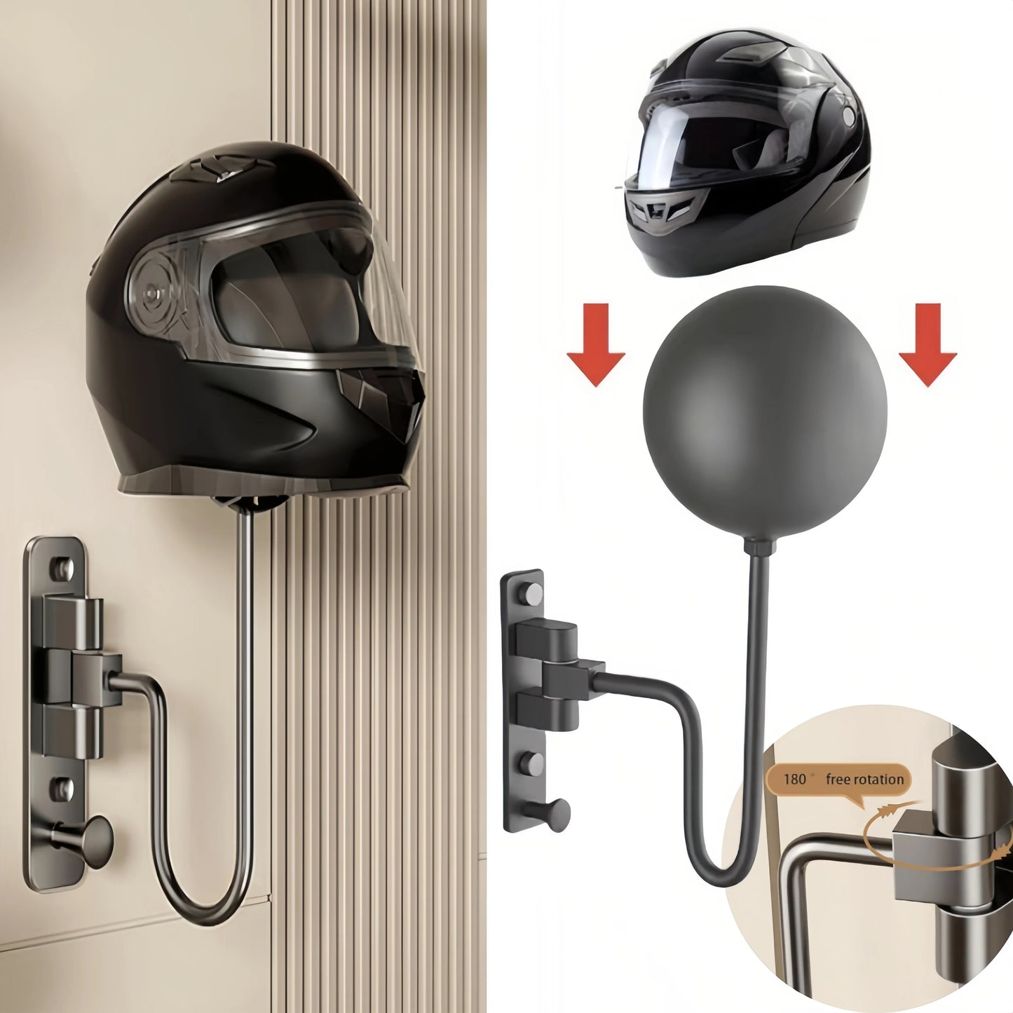 Helmhalter – Modell "Hook"